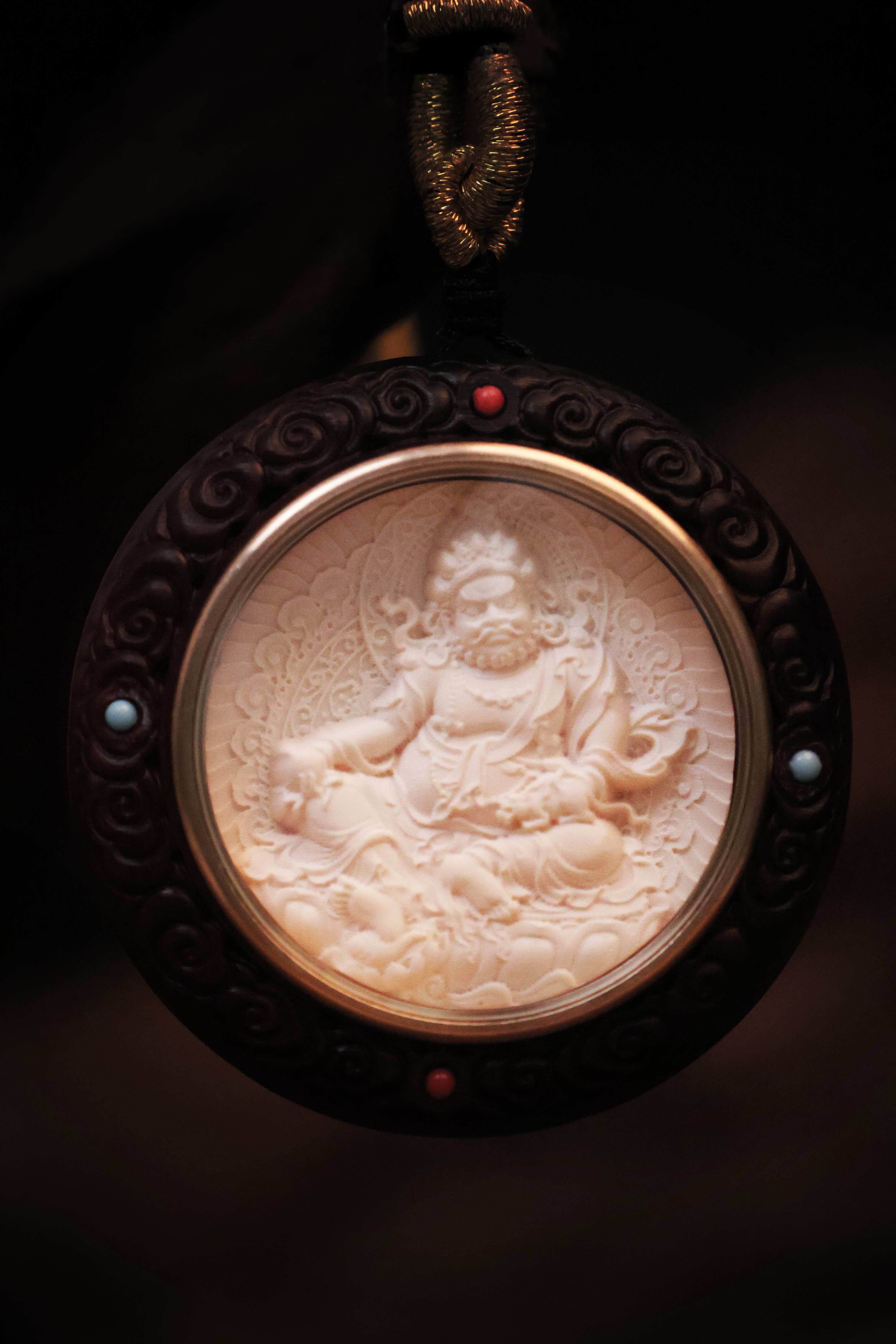 Nine Palaces Eight Trigrams Wealth Attraction - Yellow Wealth God