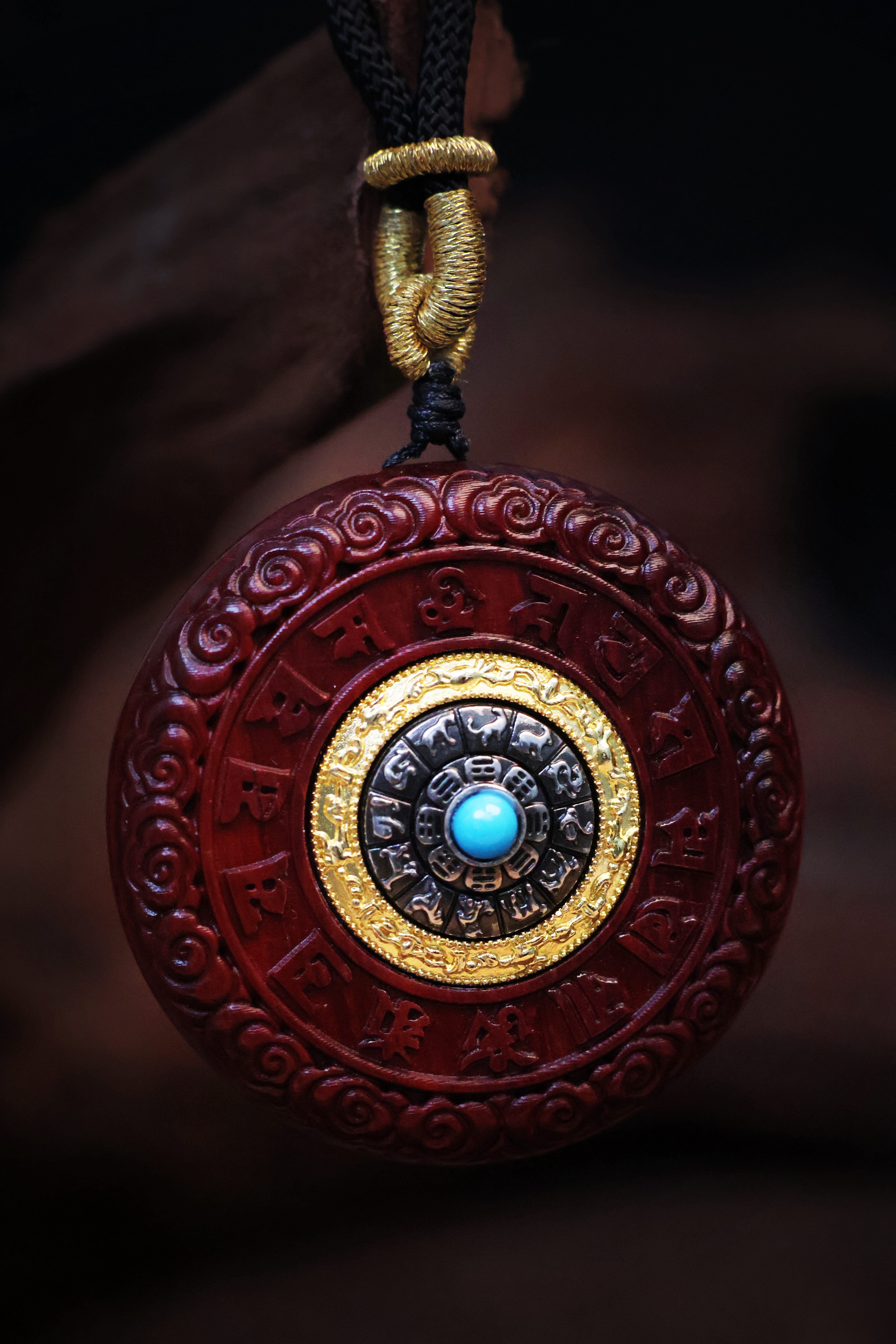 Nine Palaces Eight Trigrams Wealth Attraction - Yellow Wealth God