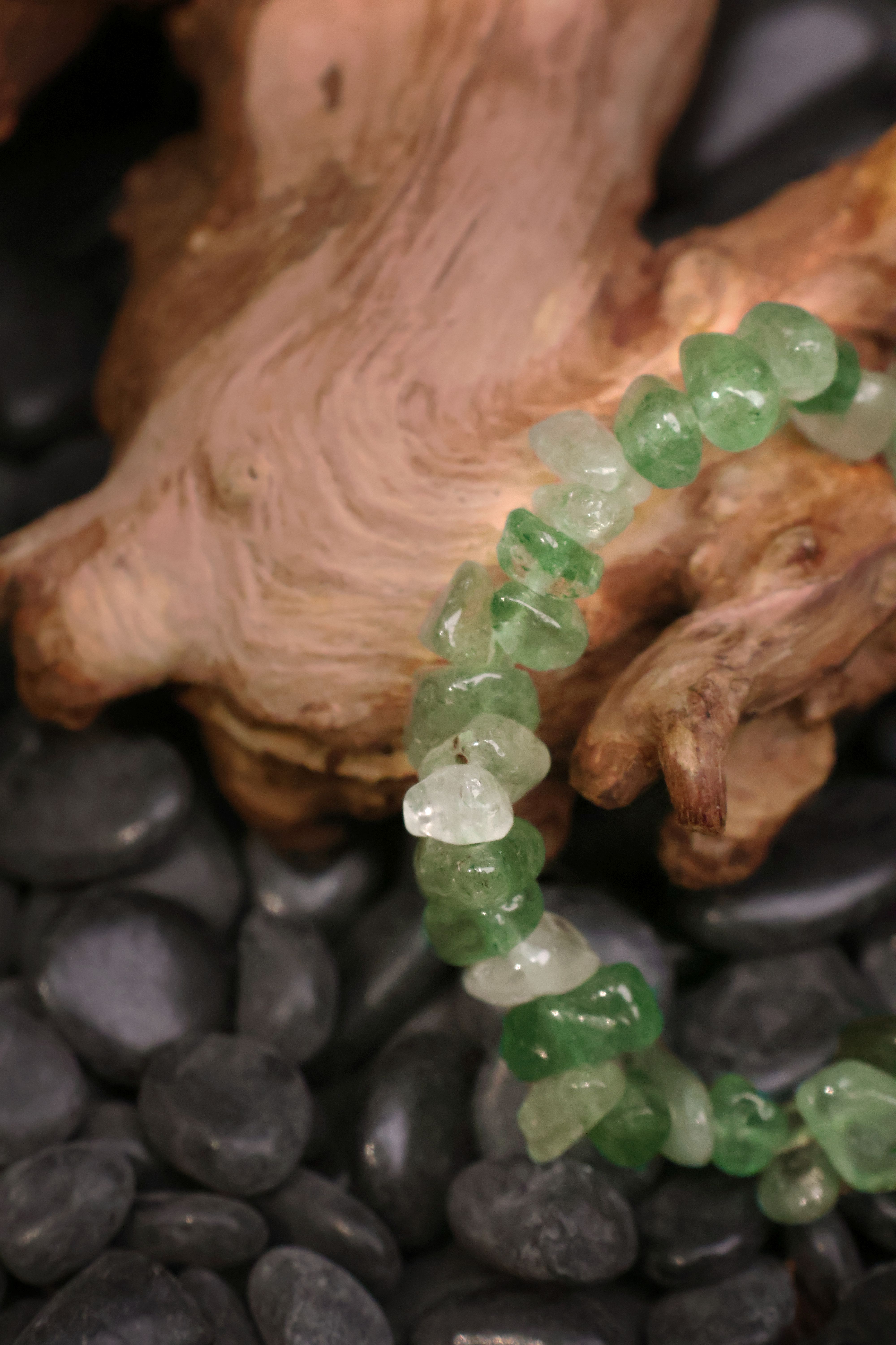 Tibetan Green Phantom - Power Catalyst Raw Bracelet