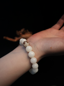 Lotus Serenity White Bodhi Meditation Bracelet