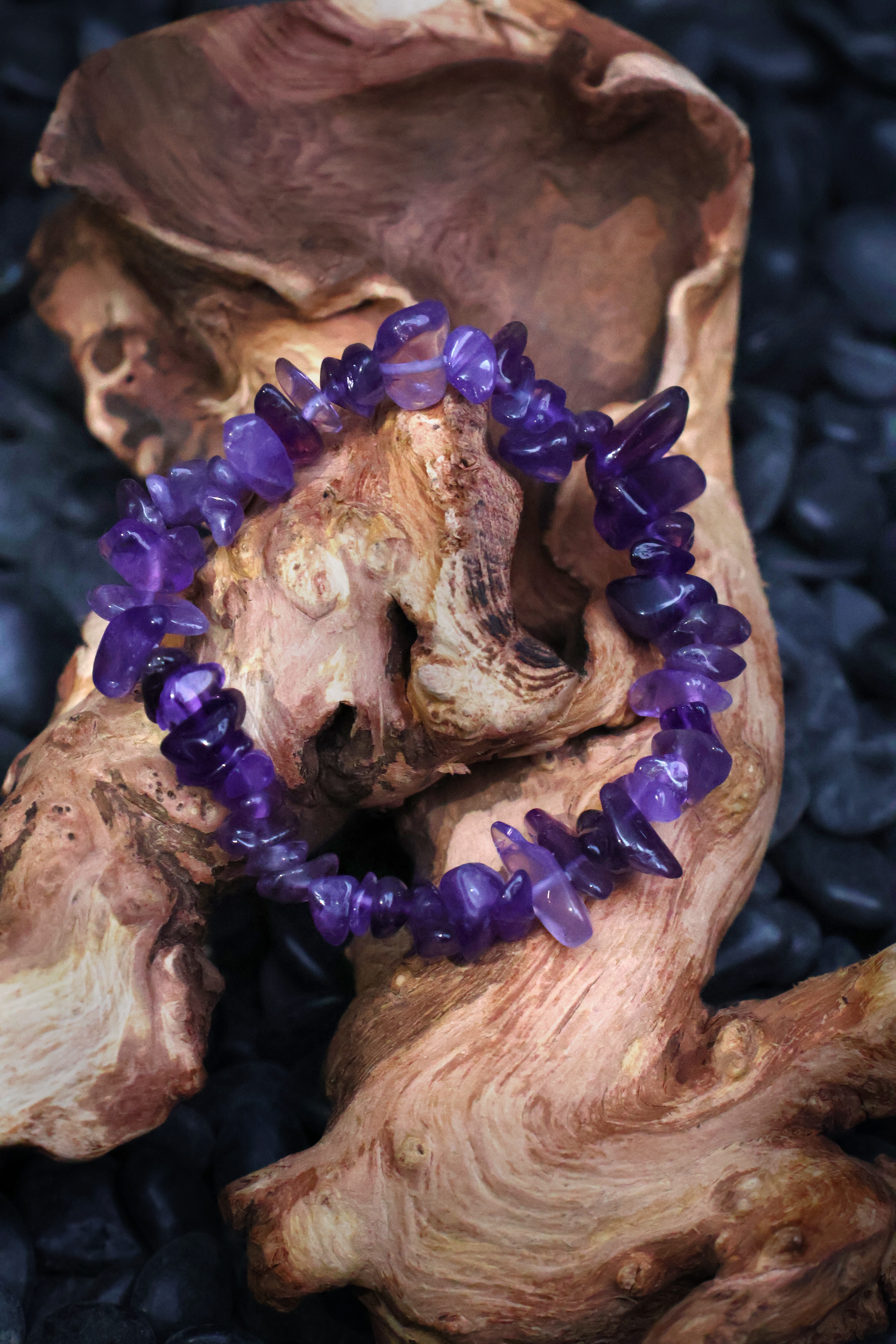 Tibetan Amethyst Bracelet that Ignites Fiery Inspiration